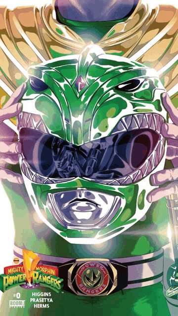 a mighty morphin power rangers comic book by higgins prasetya herms