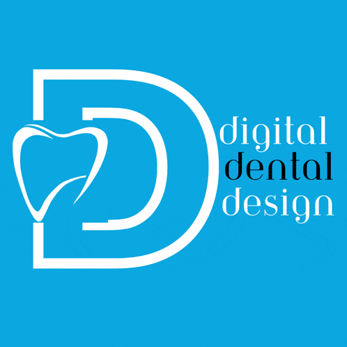 a logo for digital dental design with a tooth on it