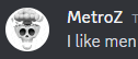 a picture of a skull with a bomb coming out of it and the words metroz i like men .