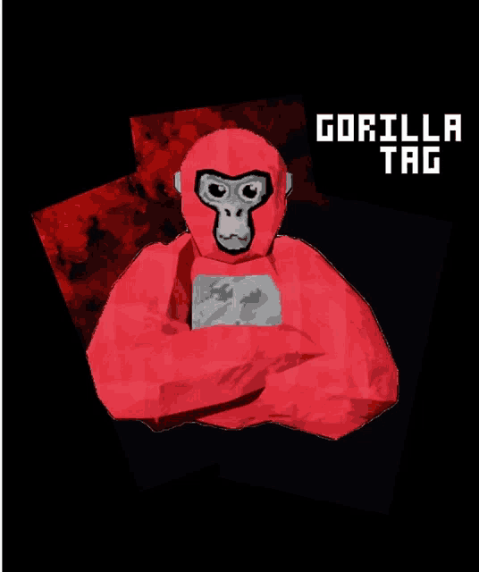 a drawing of a gorilla with the words gorilla tag written below it