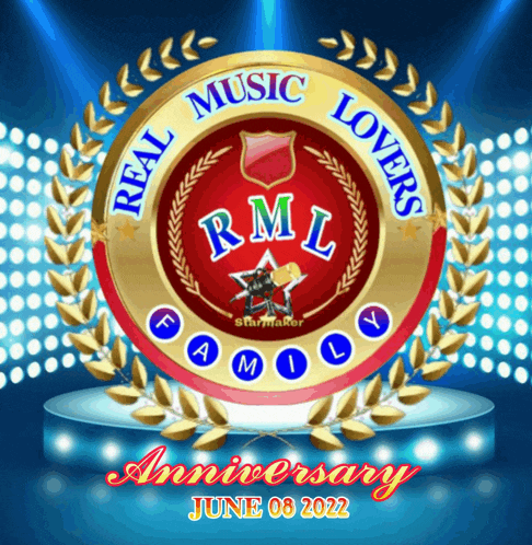 a logo for real music lovers rml family