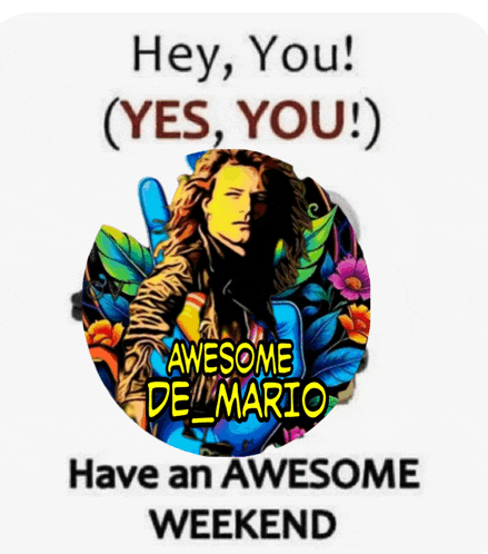 a sign that says hey you yes you awesome de mario