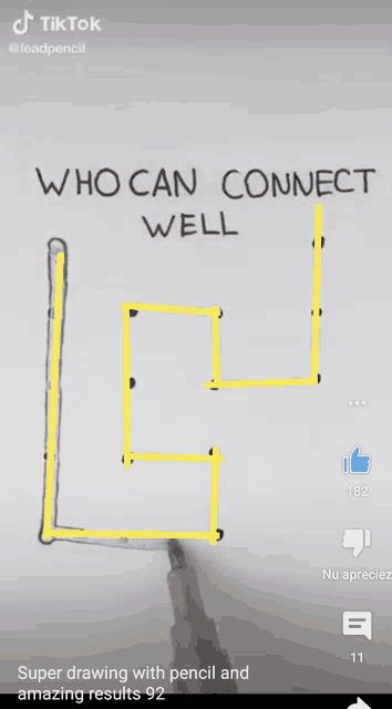 a drawing of a maze with the words who can connect well below it