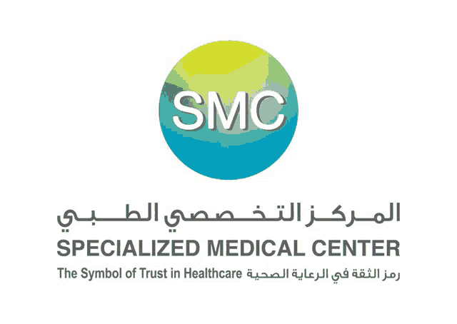 a logo for smc specialized medical center is shown