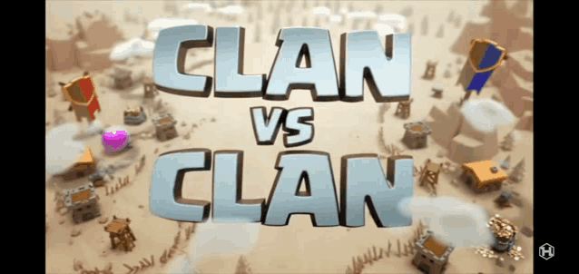 a game called clan vs clan is being played in the desert