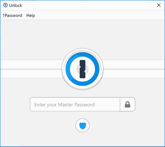 a computer screen that says unlock 1password help