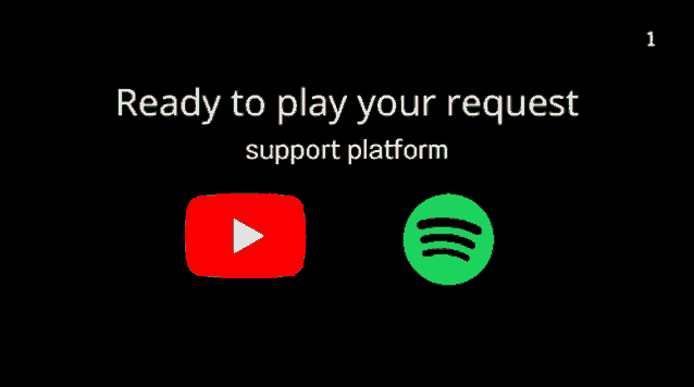 a screen that says ready to play your request support platform on it