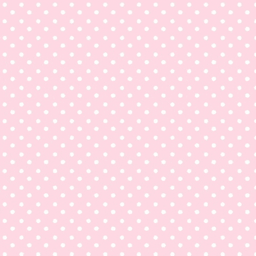 a pattern of white polka dots on a light pink background