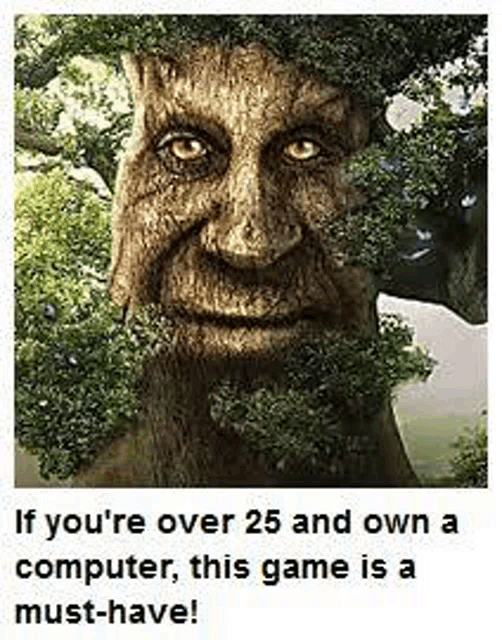 a picture of a tree with a human face on it .