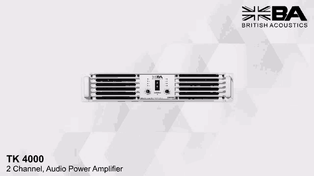 tk 4000 is a 2 channel audio power amplifier