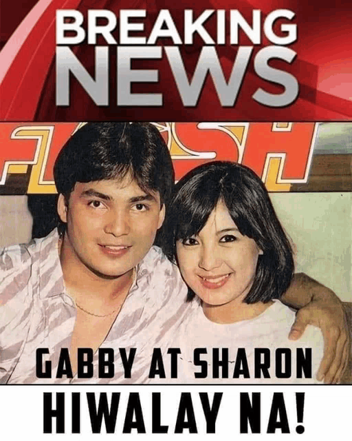 a poster for gabby at sharon hiwalay na shows a man and a woman