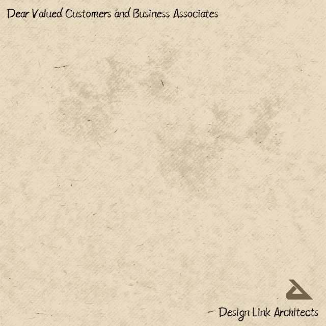 a piece of paper with the words dear valued customers and business associates written on it