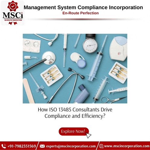 an advertisement for msci management system compliance incorporation en route perfection