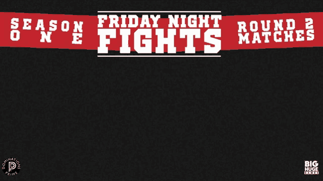 a poster for friday night fights season one round 2