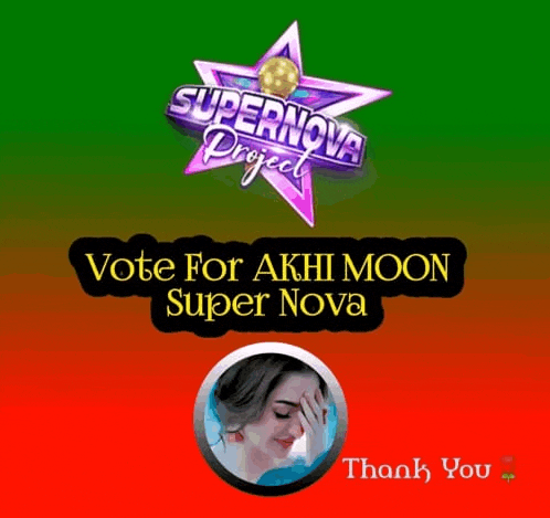 a poster for supernova project asking people to vote