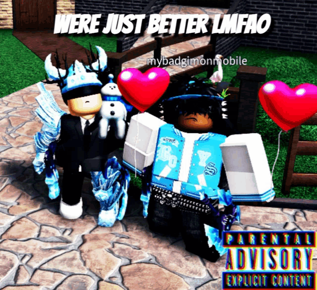 a poster for a video game called were just better lmao