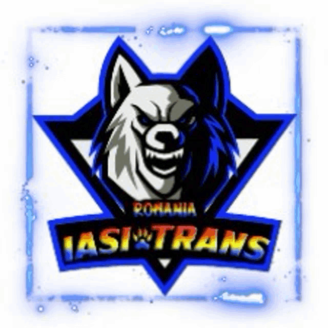 a logo for a team with a wolf on it