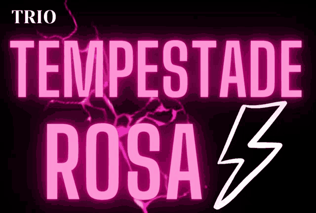 a logo for the trio tempestade rosa