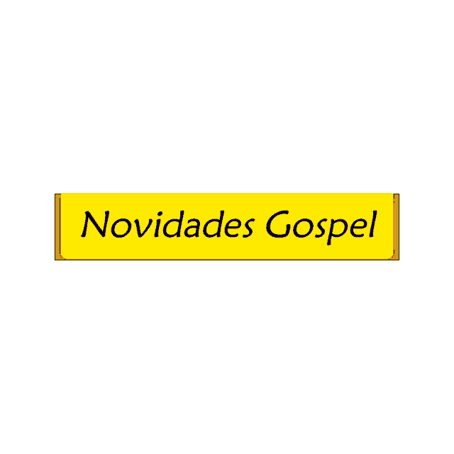 a yellow sign with the word novidades gospel on it