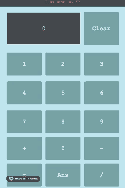 a screen shot of a calculator with the clear button