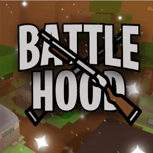 a poster for battle hogs with a rifle crossed over the words