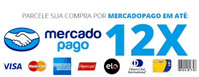 a logo for mercado pago with visa mastercard and other logos