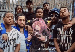 a group of young men are posing for a picture with one wearing a shirt that says coke & white