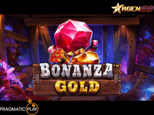 a game called bonanza gold is displayed on a screen