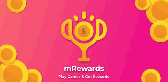 the logo for mrewards play games and get rewards