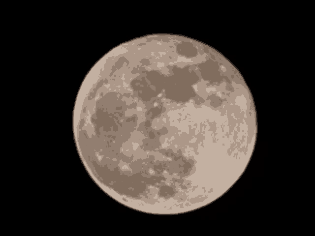 a full moon against a black sky