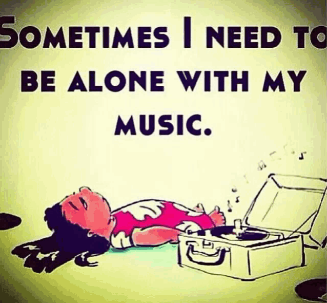 Alone With Music Meme