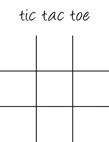 it is a tic tac toe game that looks like a drawing of a tic tac toe board .