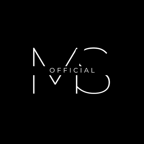 a logo for a company called mc official with a black background