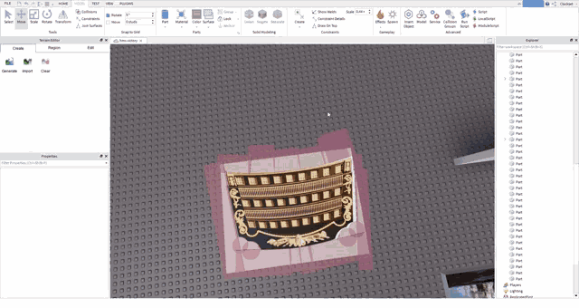 a screenshot of a program called roblox showing a picture of a necklace