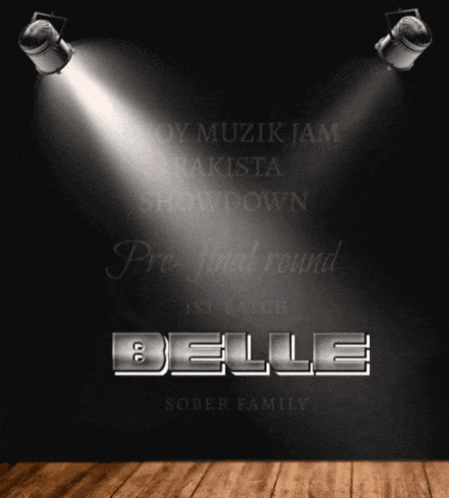 a poster for belle 's pre-final round