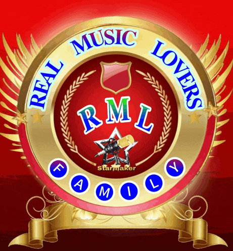 a logo for real music lovers rml family