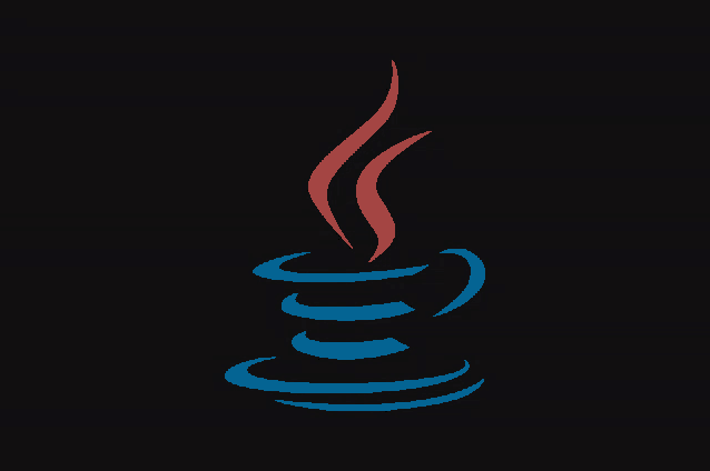 a cup of coffee with red and blue smoke coming out of it on a black background