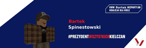 a roblox character with the name bartek spinestowski on it