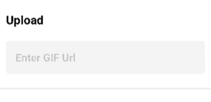 a screenshot of a website where you can upload a gif .