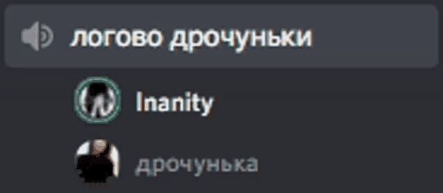 a screenshot of a discord conversation with the name inanity