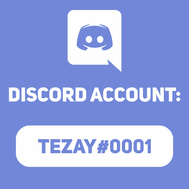 a discord account with a tezay # 0001 code