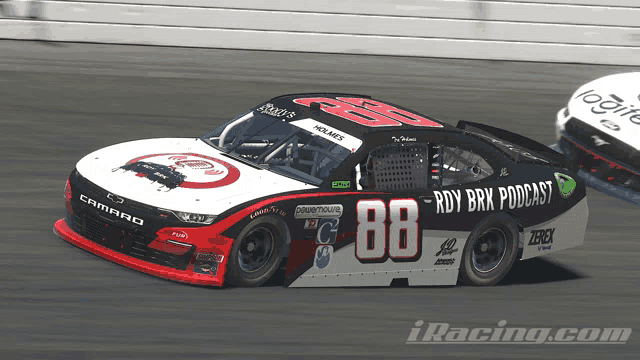 a race car with the number 88 on the front