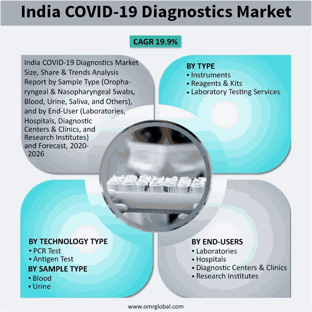 india covid-19 diagnostics market size share & trends analysis report