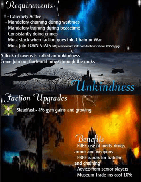 an advertisement for a video game called faction upgrades