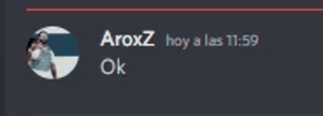 a screenshot of a discord conversation with aroxz