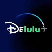 a disney plus logo on a dark blue background