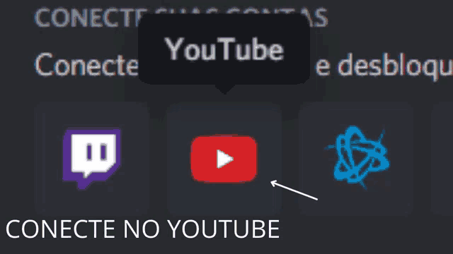 a screenshot of a youtube icon with a twitch icon below it