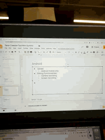 a computer screen is open to a google docs page