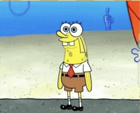 a cartoon of spongebob wearing a tie