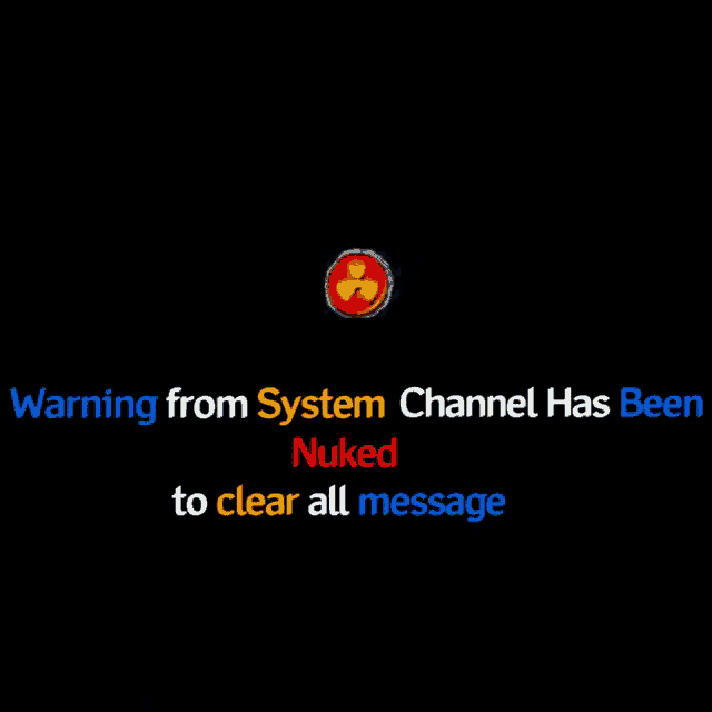 a warning from system channel has been displayed on the screen